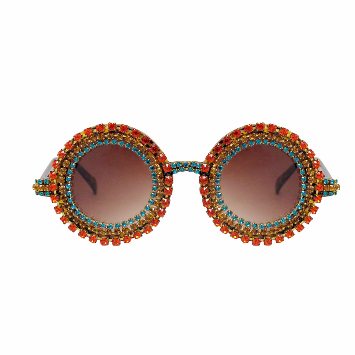 A-Morir Bonnie Multicolor Round Sunglasses