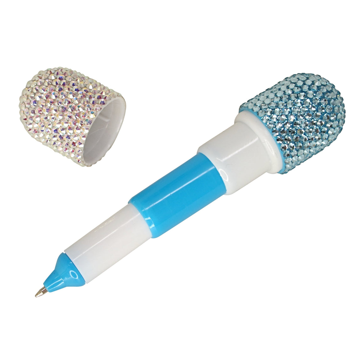 Blue Crystal Pill Pen