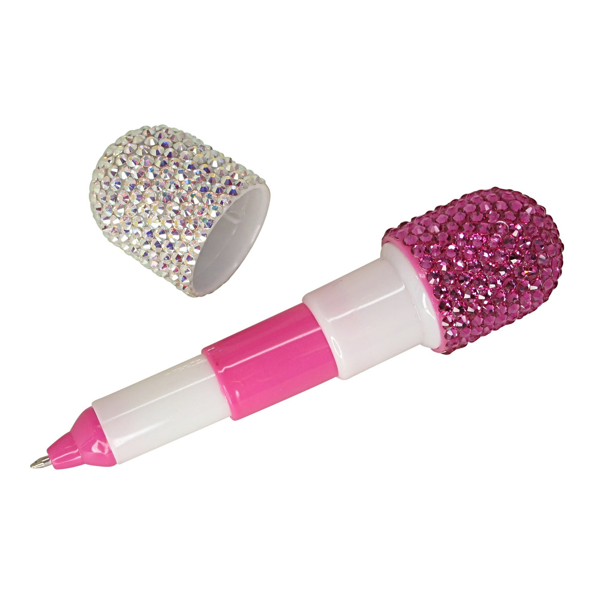 Pink Crystal Pill Pen