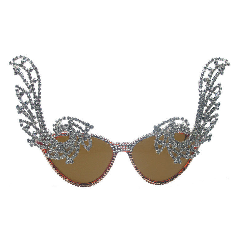 Lene crystal wings sunglasses