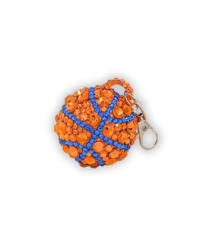 LaBINGBONG Mini Crystal Basketball Bag Charm