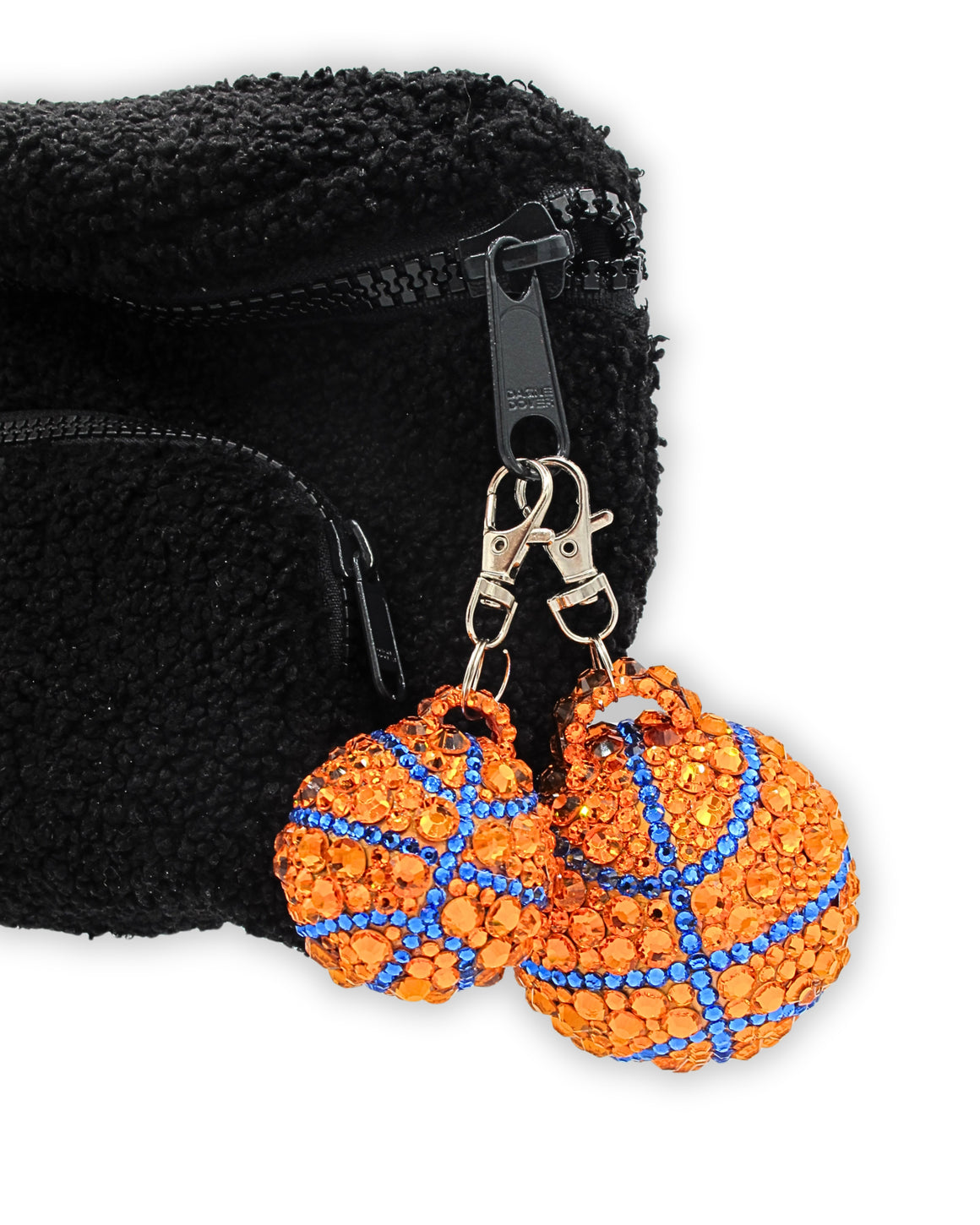 LaBINGBONG Crystal Basketball Bag Charm