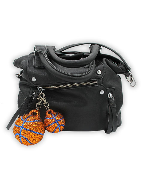 LaBINGBONG Crystal Basketball Bag Charm
