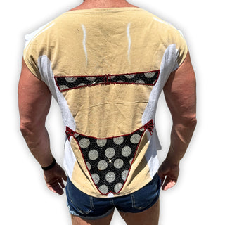 Crystal Polka Dot Bikini Shirt