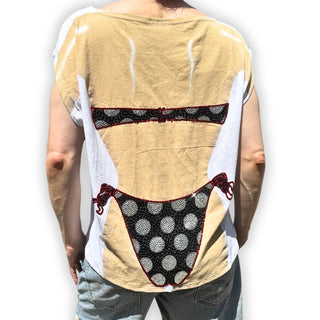 Crystal Polka Dot Bikini Shirt