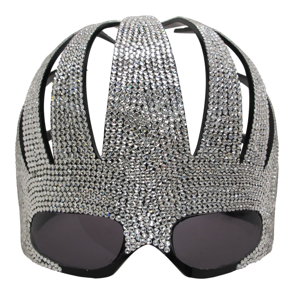 Dalida Crystal Masque Headpiece
