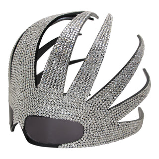 Dalida Crystal Masque Headpiece