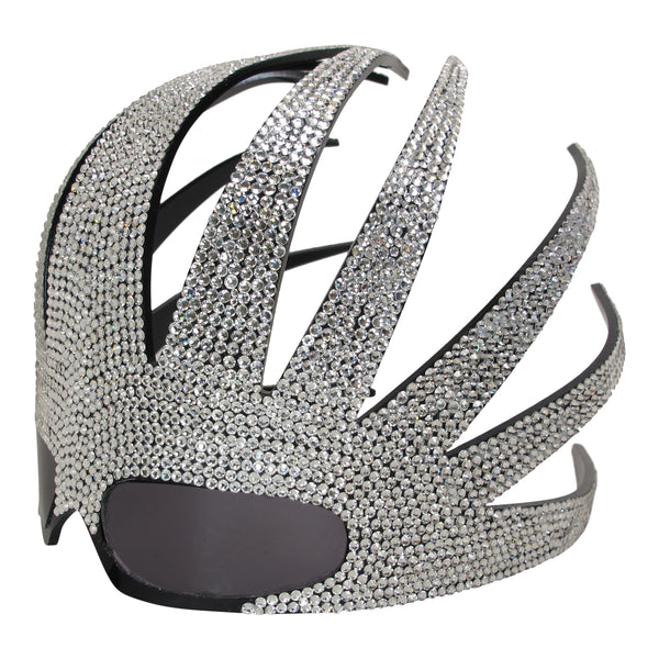 Dalida Crystal Masque Headpiece