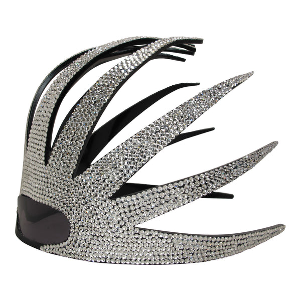 Dalida Crystal Masque Headpiece