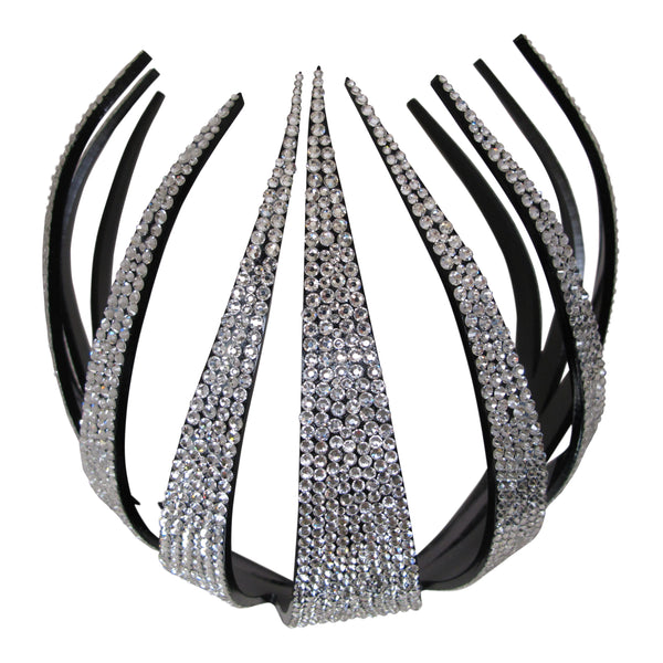 Dalida Crystal Masque Headpiece