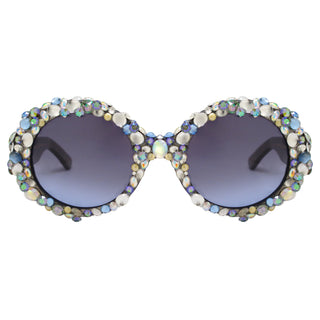 Brill oversized embellished sunglasses