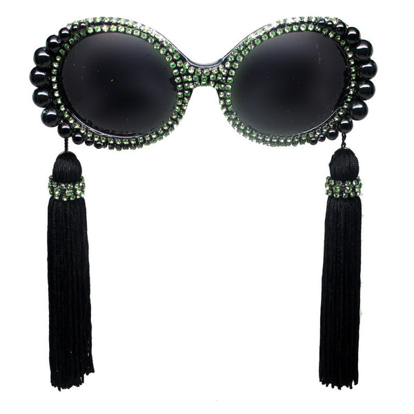 Currie Tassel Oversized Sunglasses