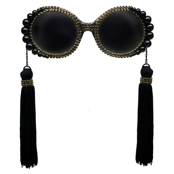 Currie Tassel Oversized Sunglasses