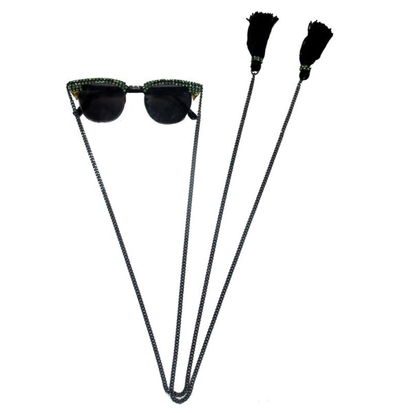 Lita long chain tassel clubmaster