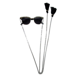 Lita long chain tassel clubmaster