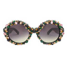 Brill oversized embellished sunglasses