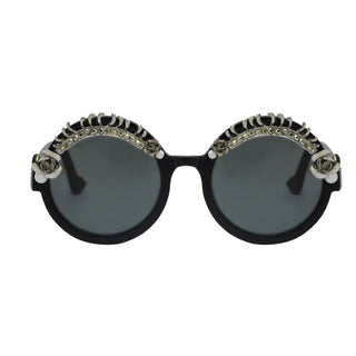 Christina black embellished oversize frame  