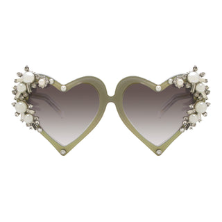 Kinney pearl embellished heart frame