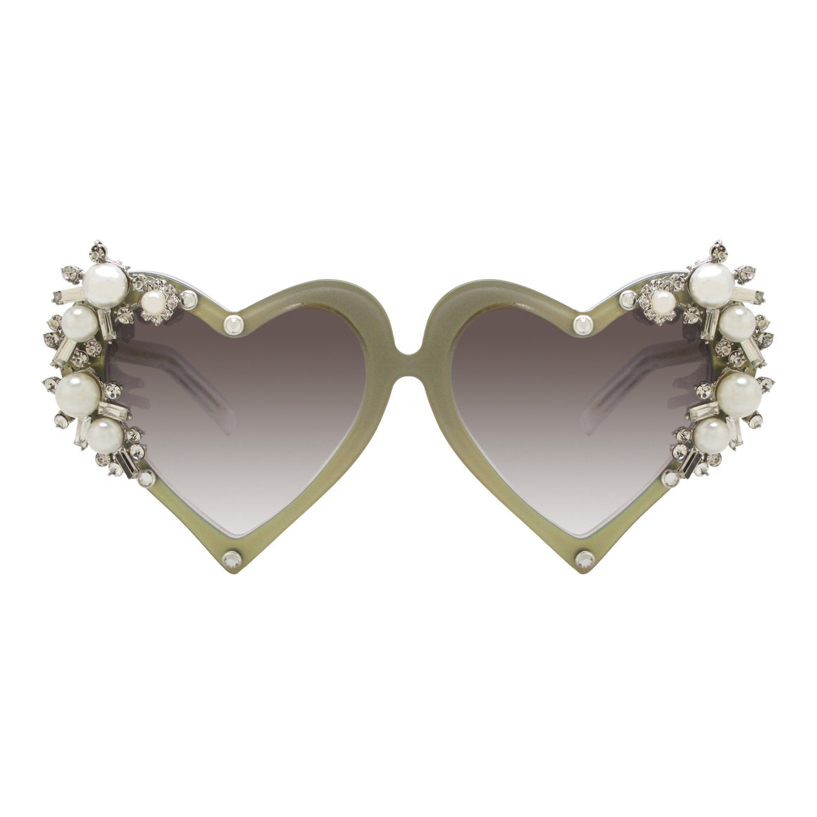 Kinney pearl embellished heart frame