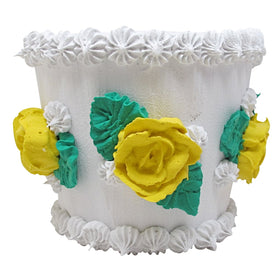 Cake Planter - Yellow