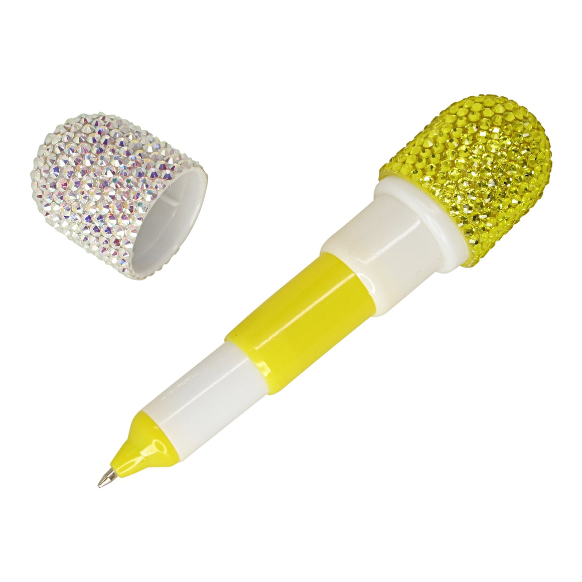 Yellow Crystal Pill Pen