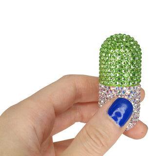 Green Crystal Pill Pen