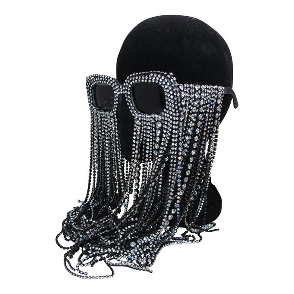 crystal fringe sunglasses