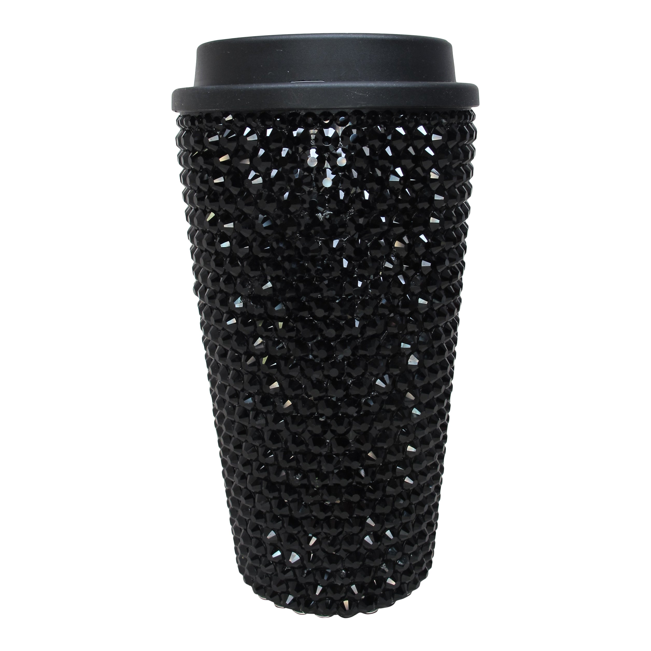 A-Morir Studio  Crystal Travel Coffee Cup in Black
