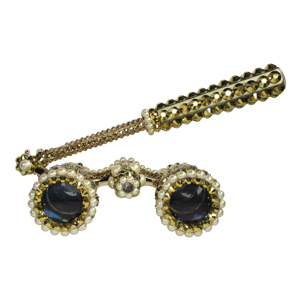 Opera Binoculars In Gold Pearl