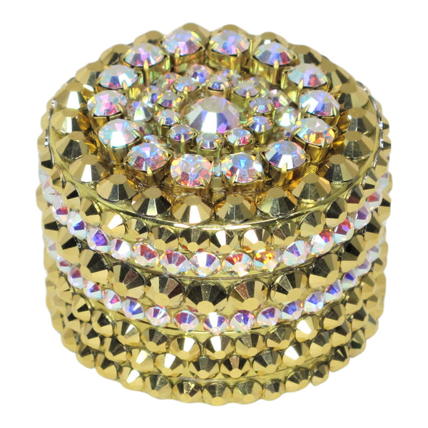 Strassed Smoke Set in Gold