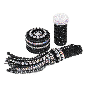 Strassed Smoke Set in Black + White