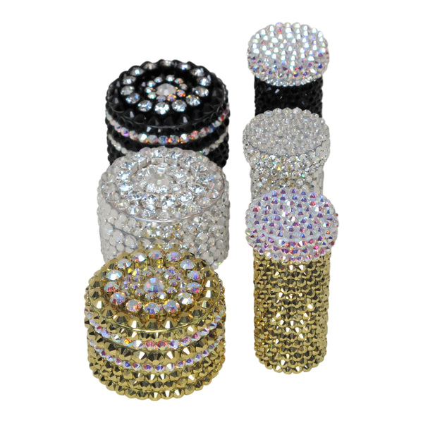 Strassed Stash Set in Gold