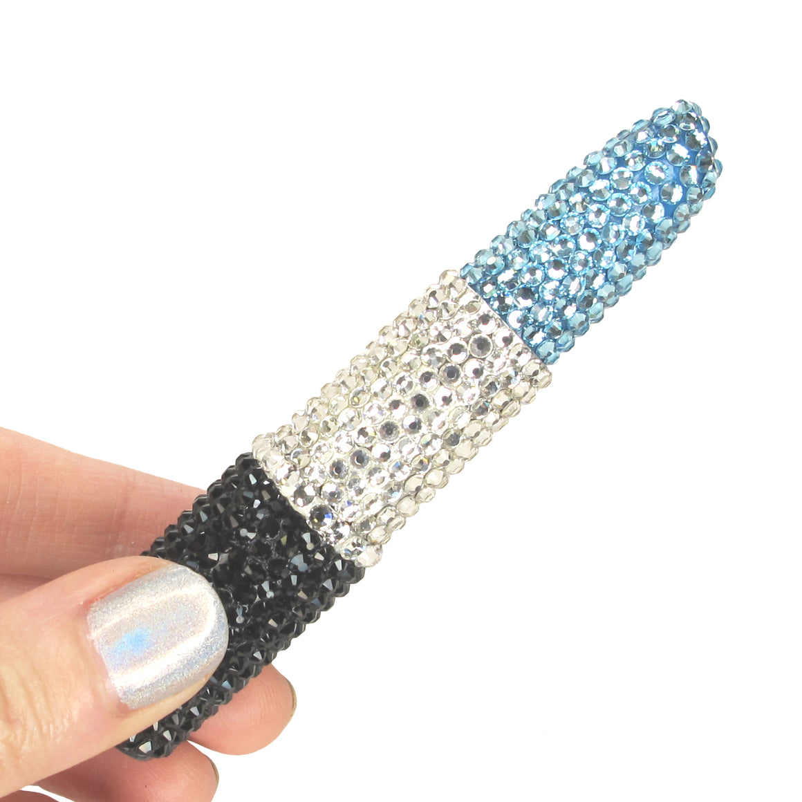 Blue Crystal Lipstick Pen