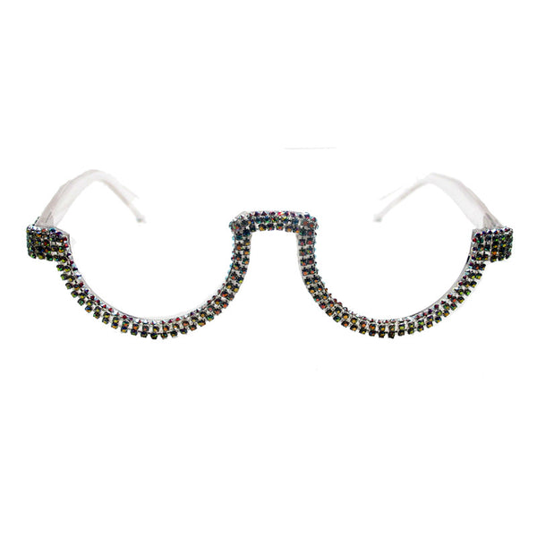 Meyers embellished no lense half frames