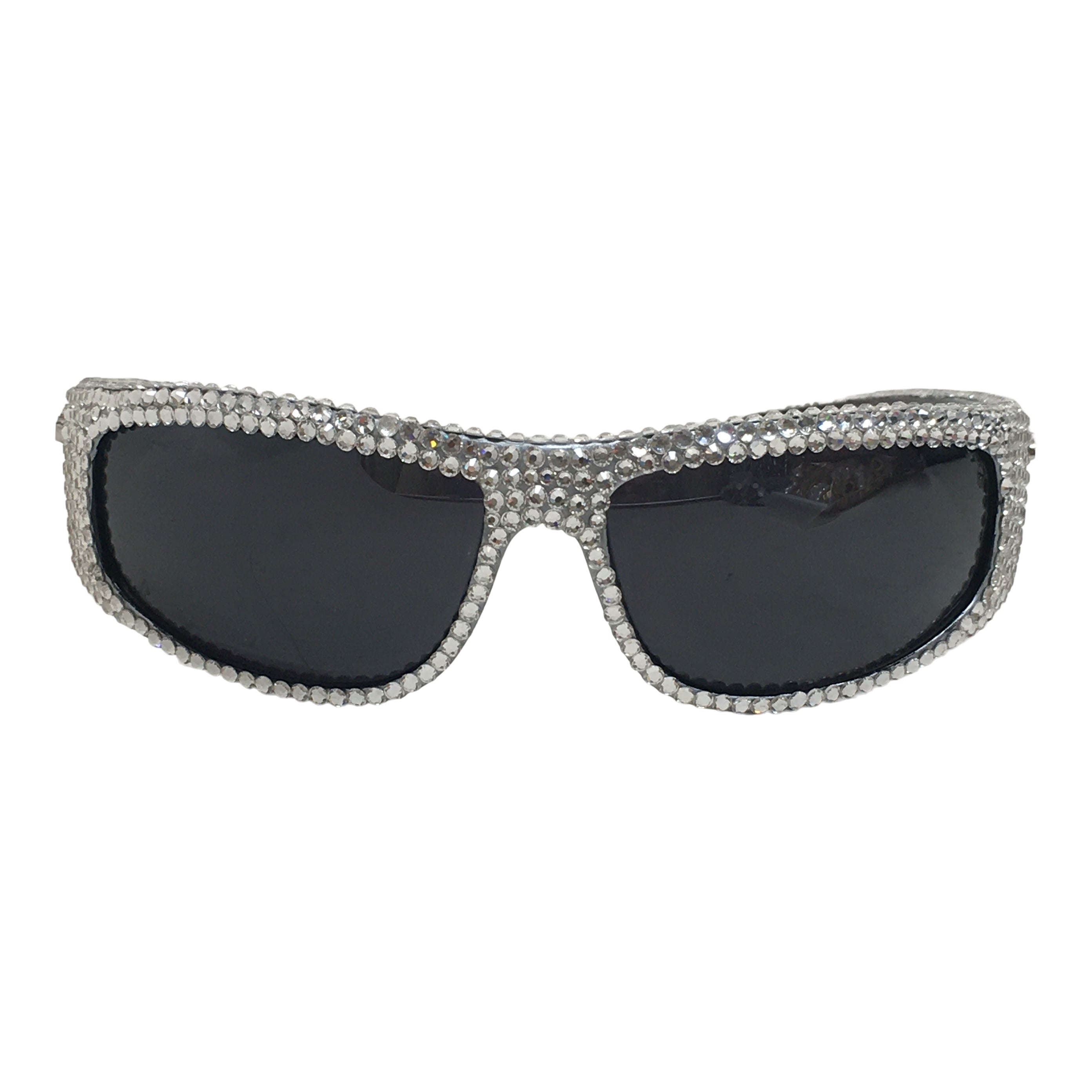 CHANEL Swarovski Crystal CC Logo Sunglasses 5134 B 24810