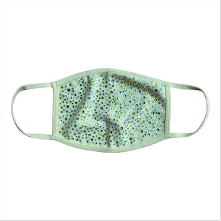 Yellow Crystal Face Mask