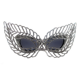 Turner crystal mask embellished cat eye