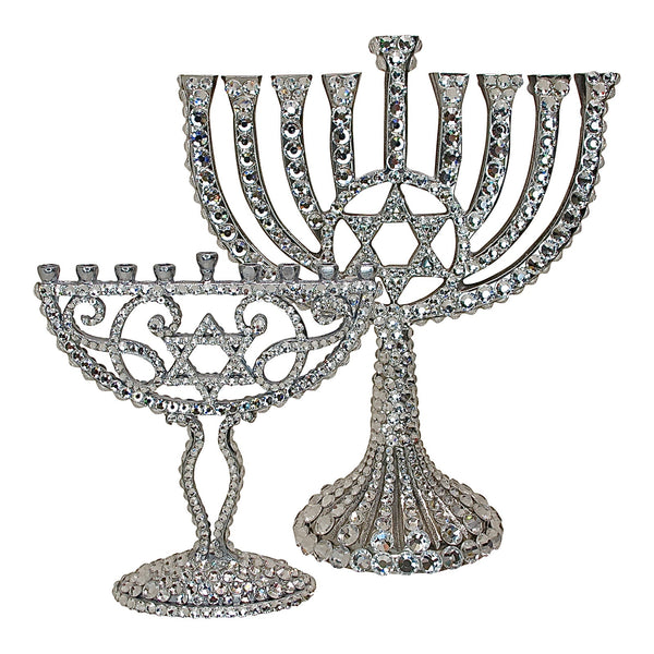 Mini Luxe Crystal Menorah