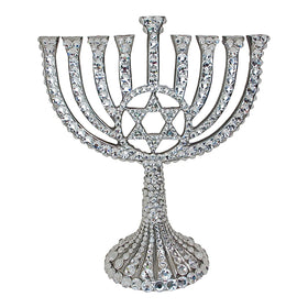 Luxe Crystal Menorah